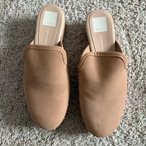 Dolce Vita Beige Textured Mules